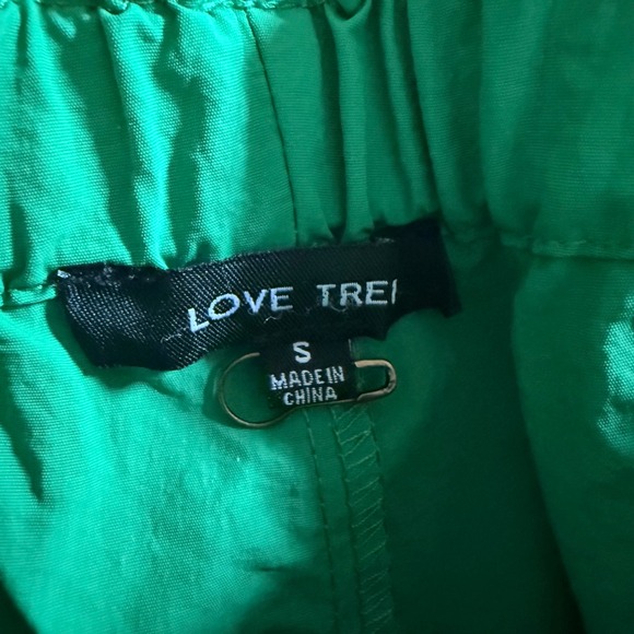 Love Tree Kelly Green Cargo Pants Small Parachute Festival Grunge Rave Summer - Picture 5 of 7